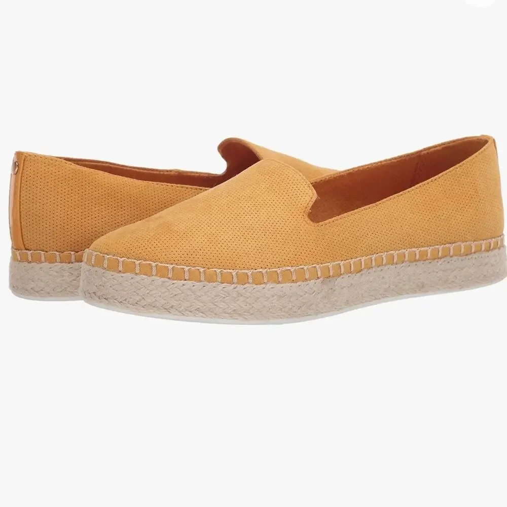 NWOT Dr. Scholl’s Slip On Yellow Espadrille